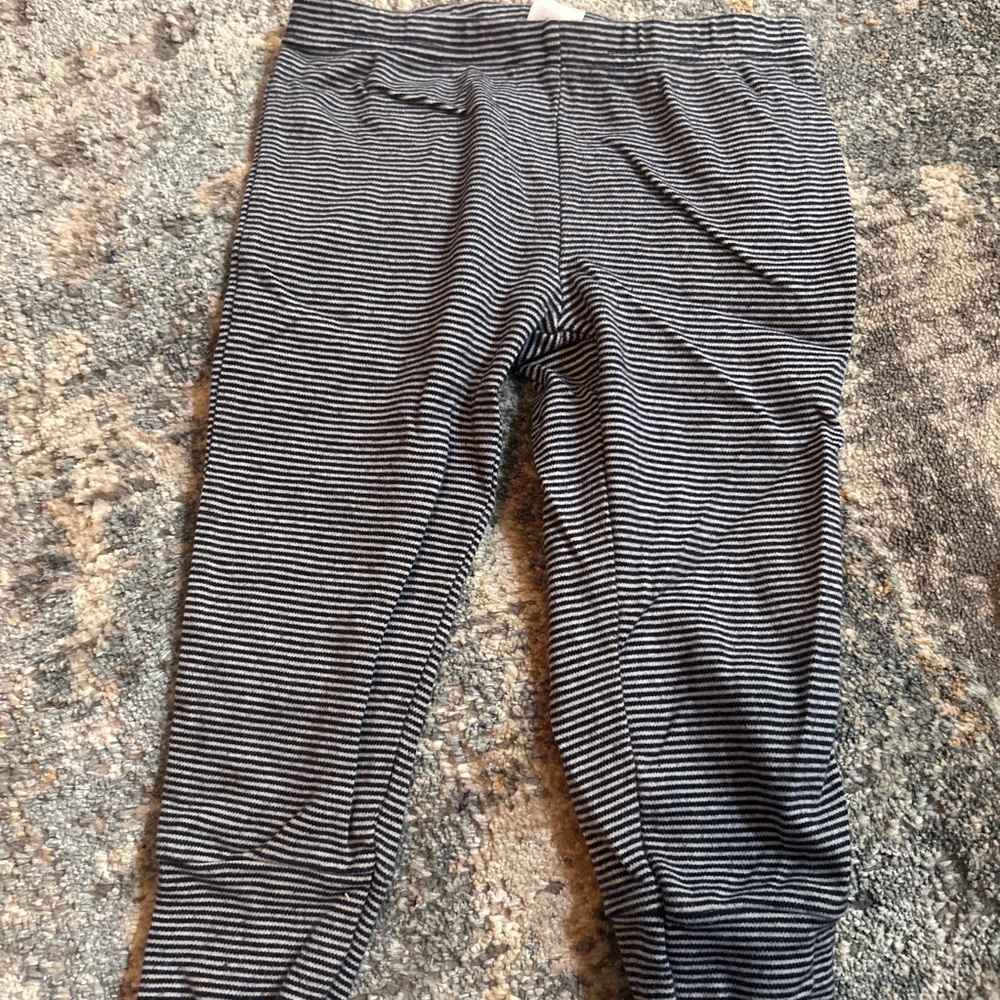Striped Black and White Pants